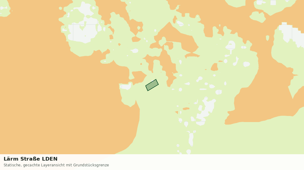 Statische Kartenansicht: Lärm Straße LDEN