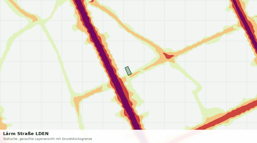 Statische Kartenansicht: Lärm Straße LDEN