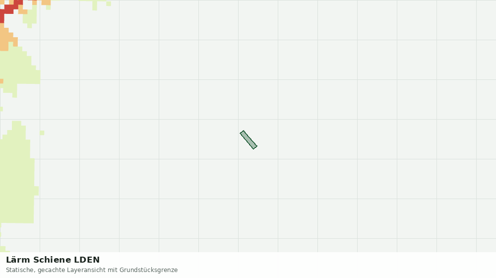 Statische Kartenansicht: Lärm Schiene LDEN