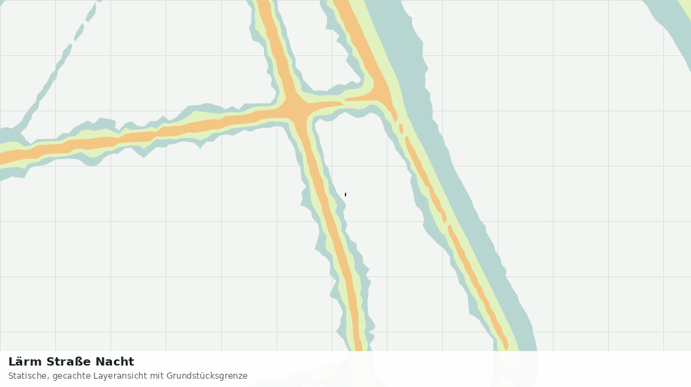 Statische Kartenansicht: Lärm Straße Nacht