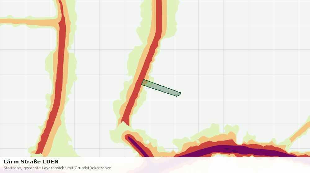Statische Kartenansicht: Lärm Straße LDEN