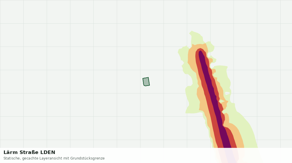 Statische Kartenansicht: Lärm Straße LDEN