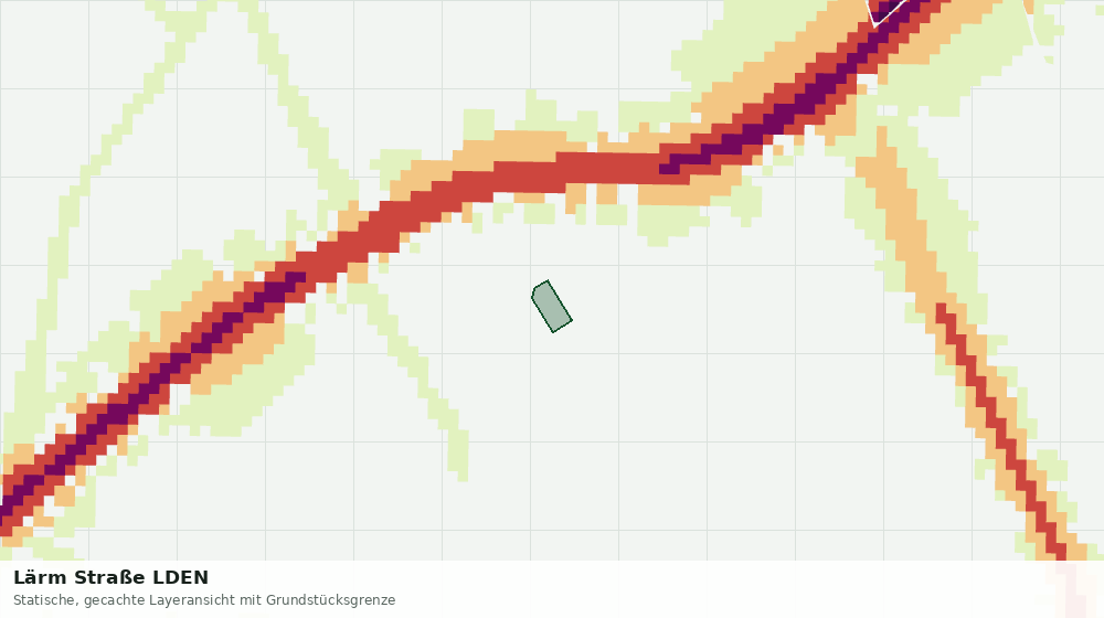 Statische Kartenansicht: Lärm Straße LDEN