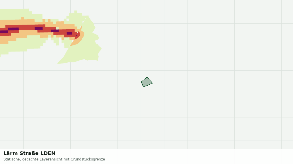 Statische Kartenansicht: Lärm Straße LDEN