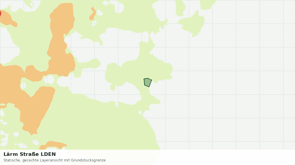 Statische Kartenansicht: Lärm Straße LDEN