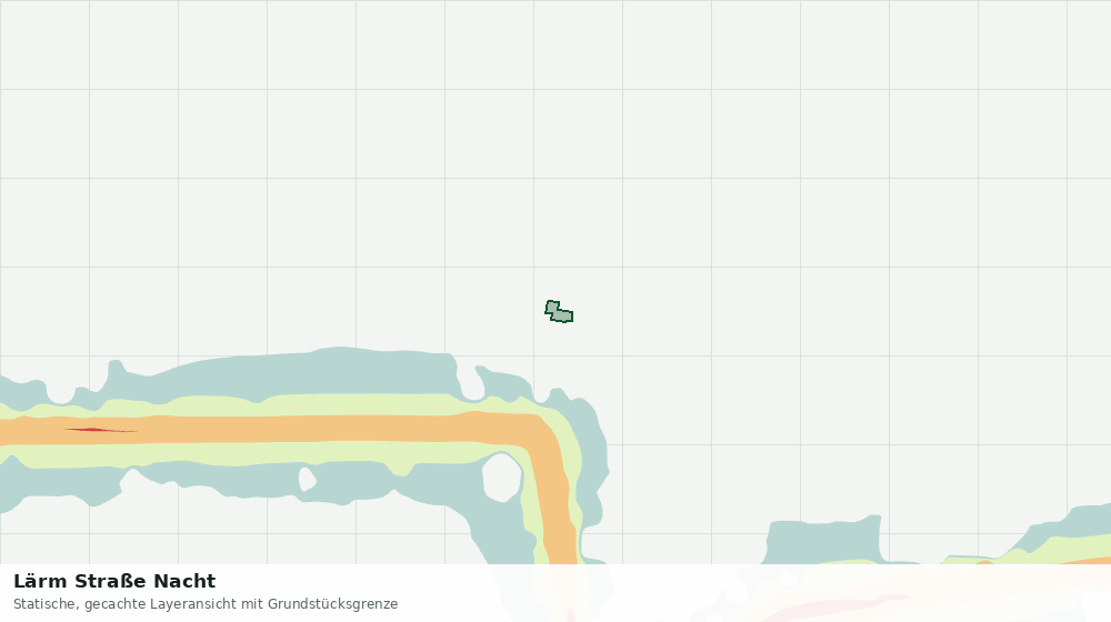 Statische Kartenansicht: Lärm Straße Nacht