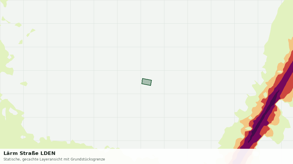 Statische Kartenansicht: Lärm Straße LDEN