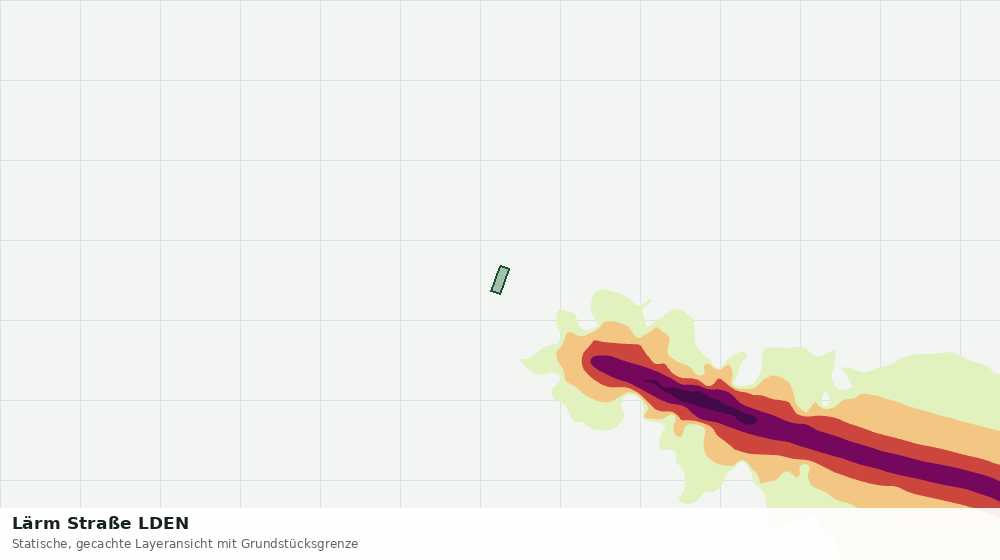 Statische Kartenansicht: Lärm Straße LDEN