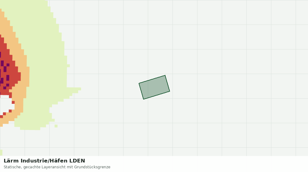 Statische Kartenansicht: Lärm Industrie/Häfen LDEN