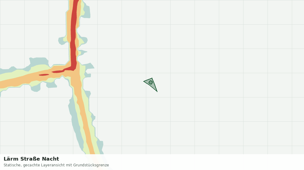 Statische Kartenansicht: Lärm Straße Nacht