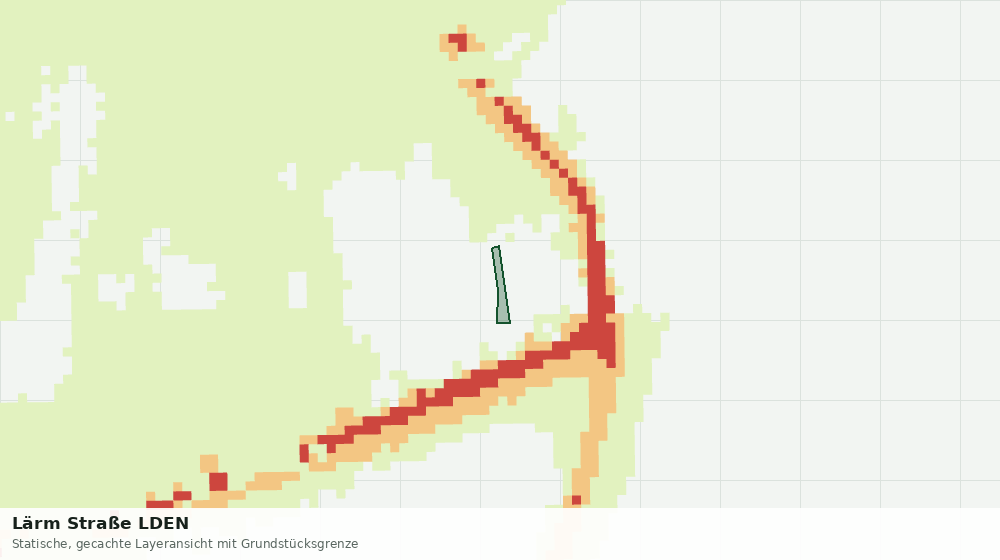 Statische Kartenansicht: Lärm Straße LDEN