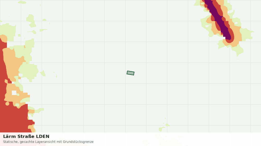 Statische Kartenansicht: Lärm Straße LDEN