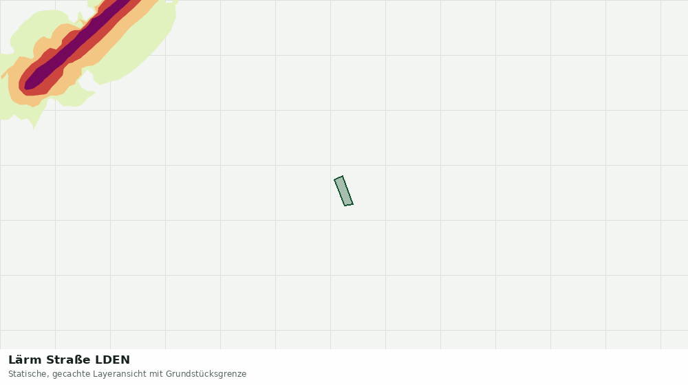 Statische Kartenansicht: Lärm Straße LDEN