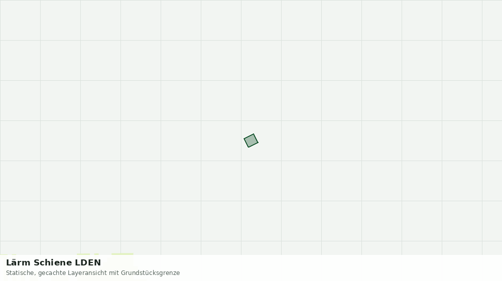 Statische Kartenansicht: Lärm Schiene LDEN