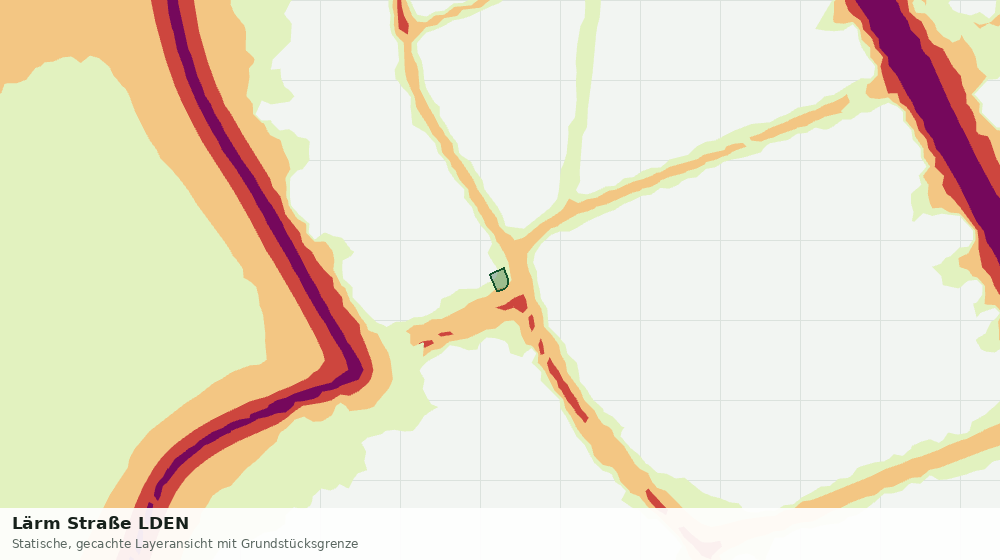 Statische Kartenansicht: Lärm Straße LDEN