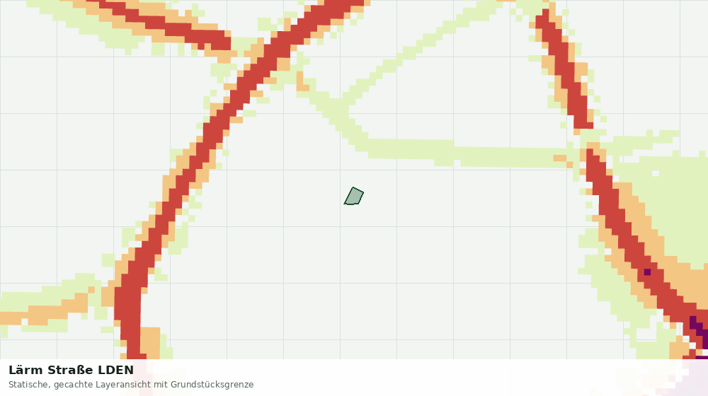 Statische Kartenansicht: Lärm Straße LDEN