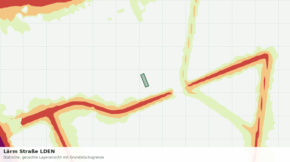 Statische Kartenansicht: Lärm Straße LDEN