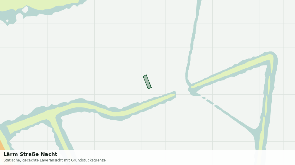Statische Kartenansicht: Lärm Straße Nacht