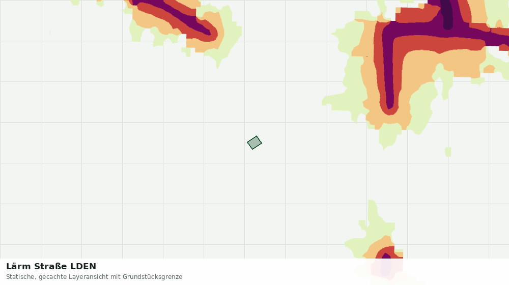 Statische Kartenansicht: Lärm Straße LDEN
