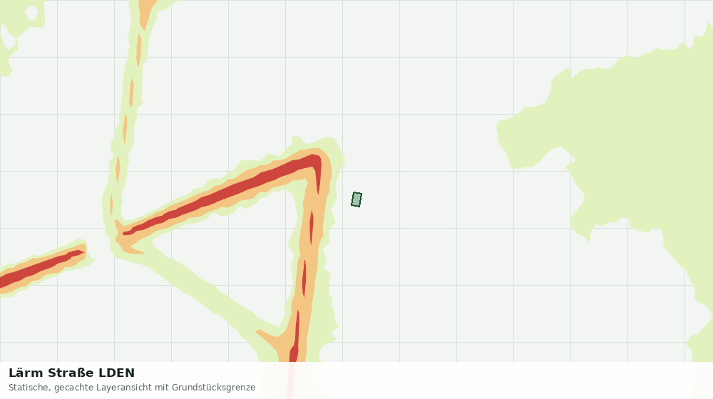 Statische Kartenansicht: Lärm Straße LDEN