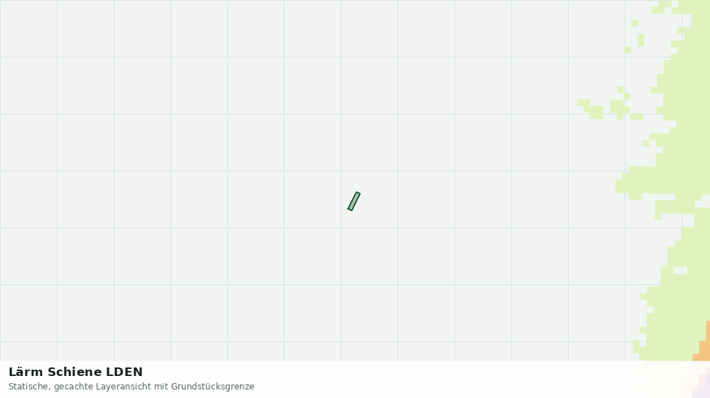 Statische Kartenansicht: Lärm Schiene LDEN