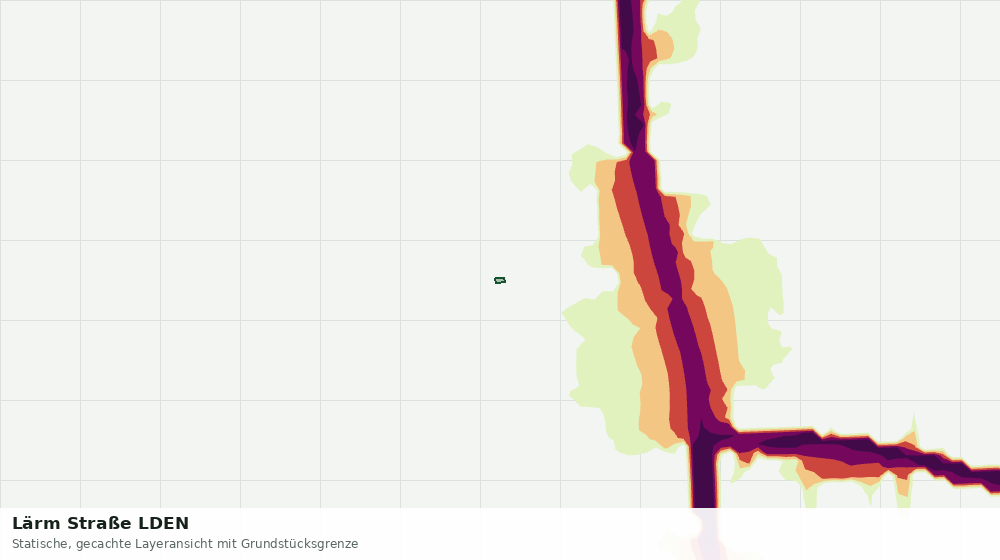 Statische Kartenansicht: Lärm Straße LDEN