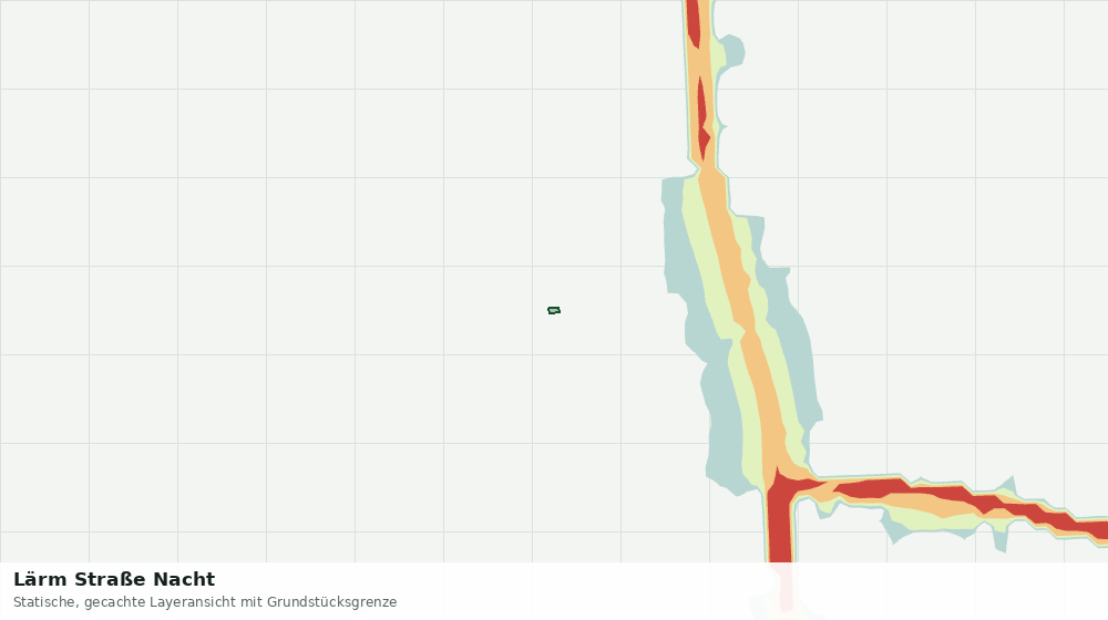 Statische Kartenansicht: Lärm Straße Nacht