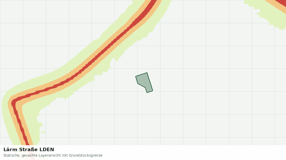 Statische Kartenansicht: Lärm Straße LDEN