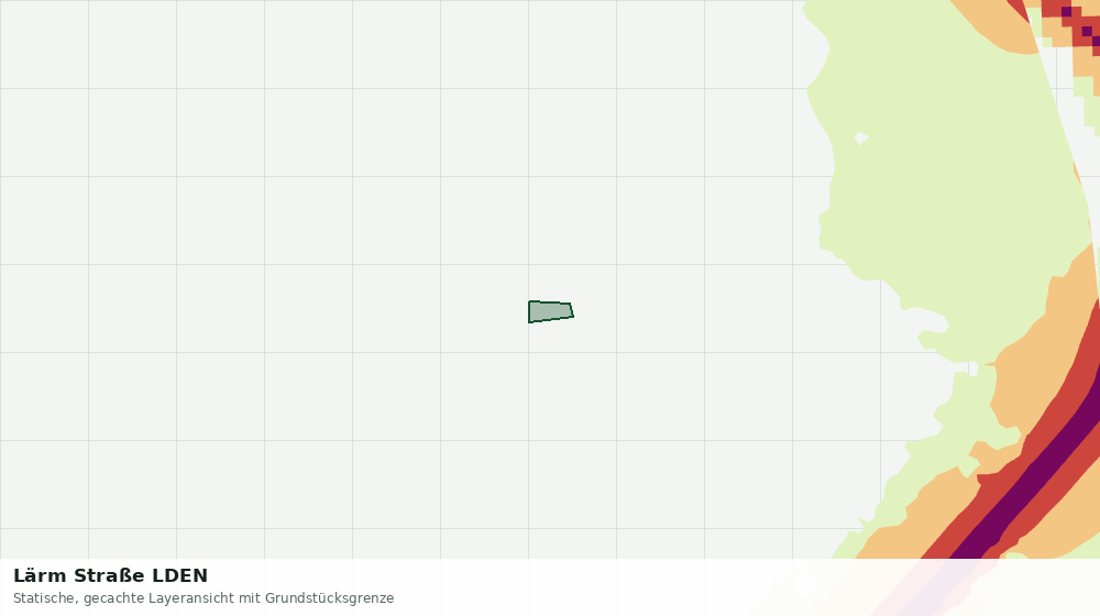 Statische Kartenansicht: Lärm Straße LDEN