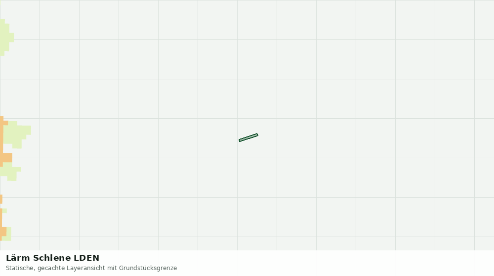 Statische Kartenansicht: Lärm Schiene LDEN