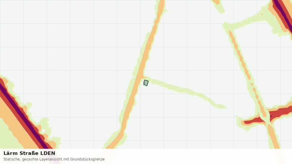 Statische Kartenansicht: Lärm Straße LDEN