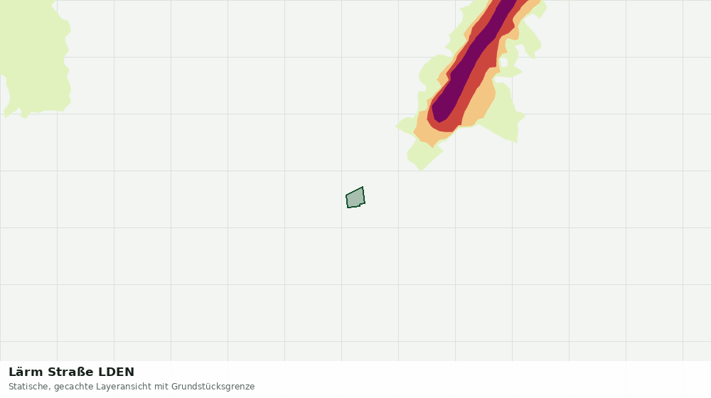 Statische Kartenansicht: Lärm Straße LDEN