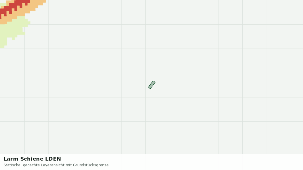 Statische Kartenansicht: Lärm Schiene LDEN