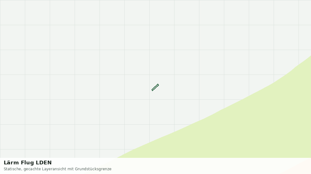 Statische Kartenansicht: Lärm Flug LDEN