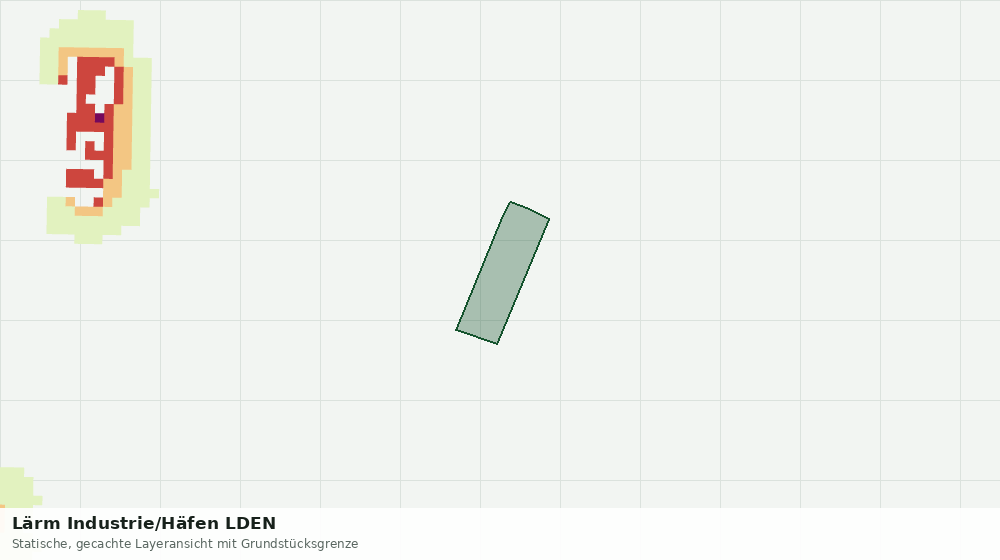 Statische Kartenansicht: Lärm Industrie/Häfen LDEN