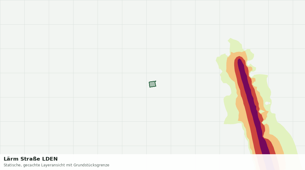 Statische Kartenansicht: Lärm Straße LDEN