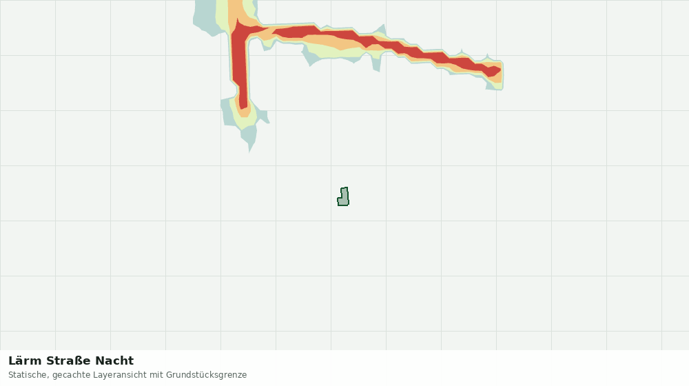 Statische Kartenansicht: Lärm Straße Nacht