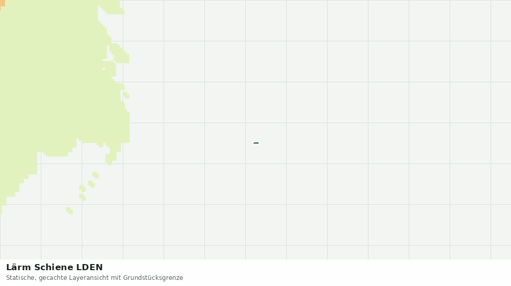 Statische Kartenansicht: Lärm Schiene LDEN