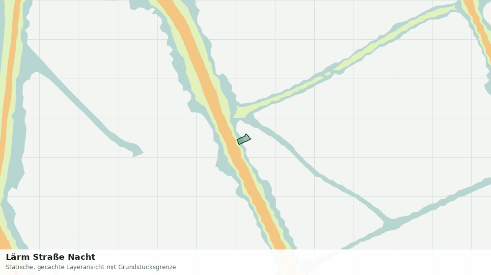 Statische Kartenansicht: Lärm Straße Nacht