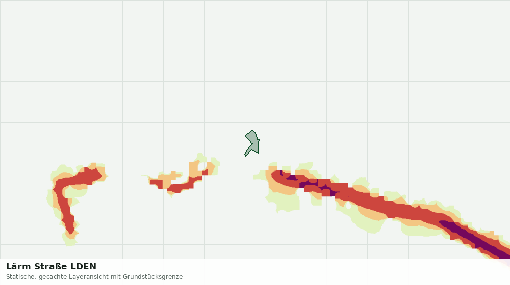 Statische Kartenansicht: Lärm Straße LDEN