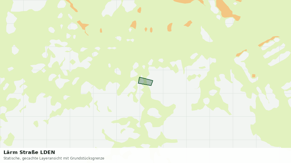 Statische Kartenansicht: Lärm Straße LDEN