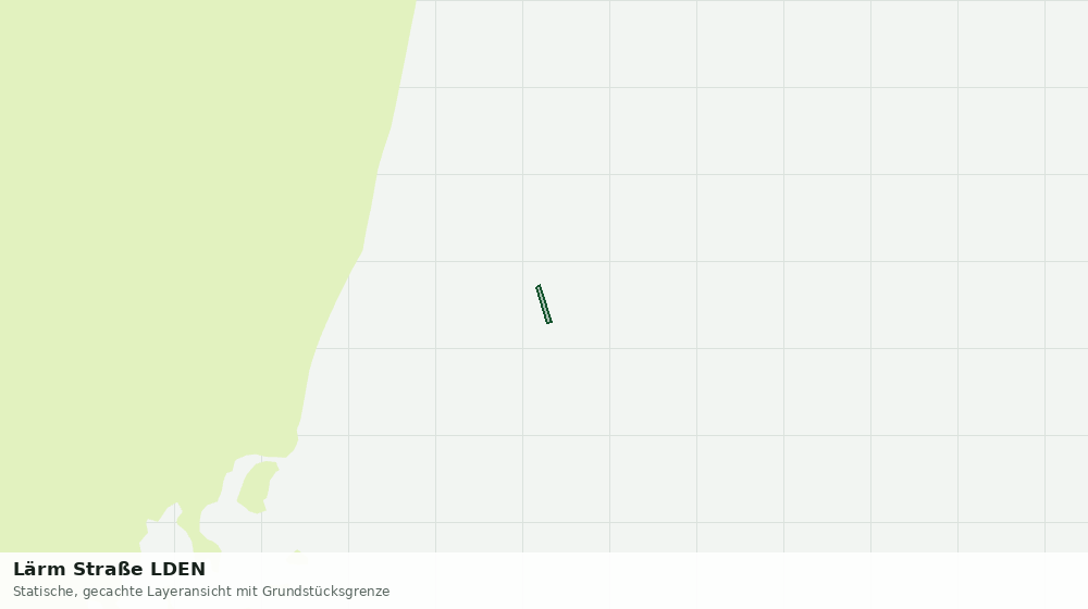 Statische Kartenansicht: Lärm Straße LDEN
