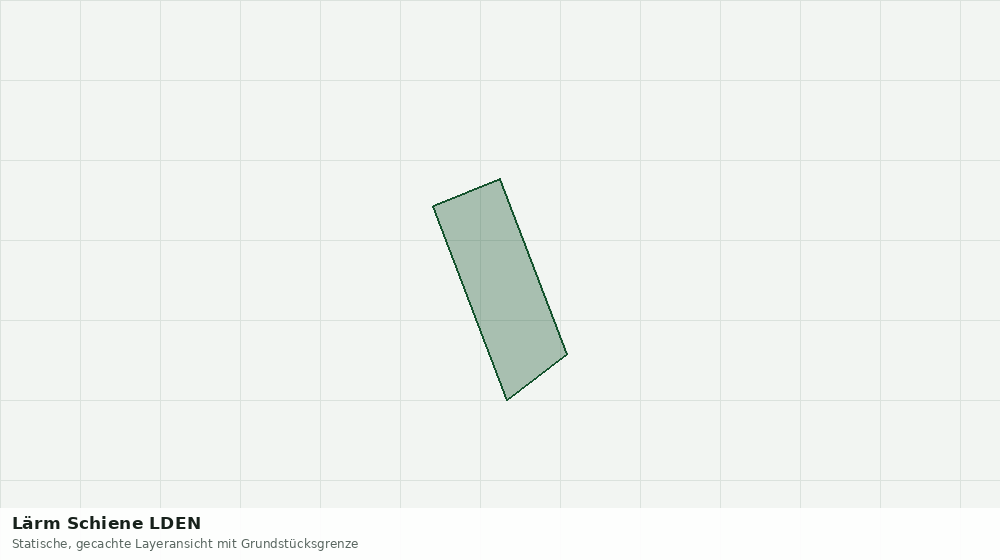 Statische Kartenansicht: Lärm Schiene LDEN