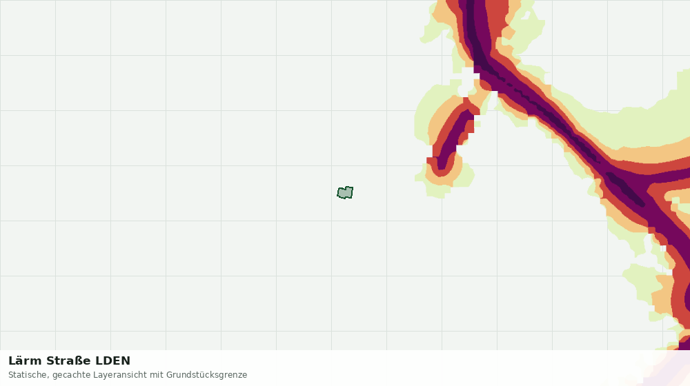 Statische Kartenansicht: Lärm Straße LDEN