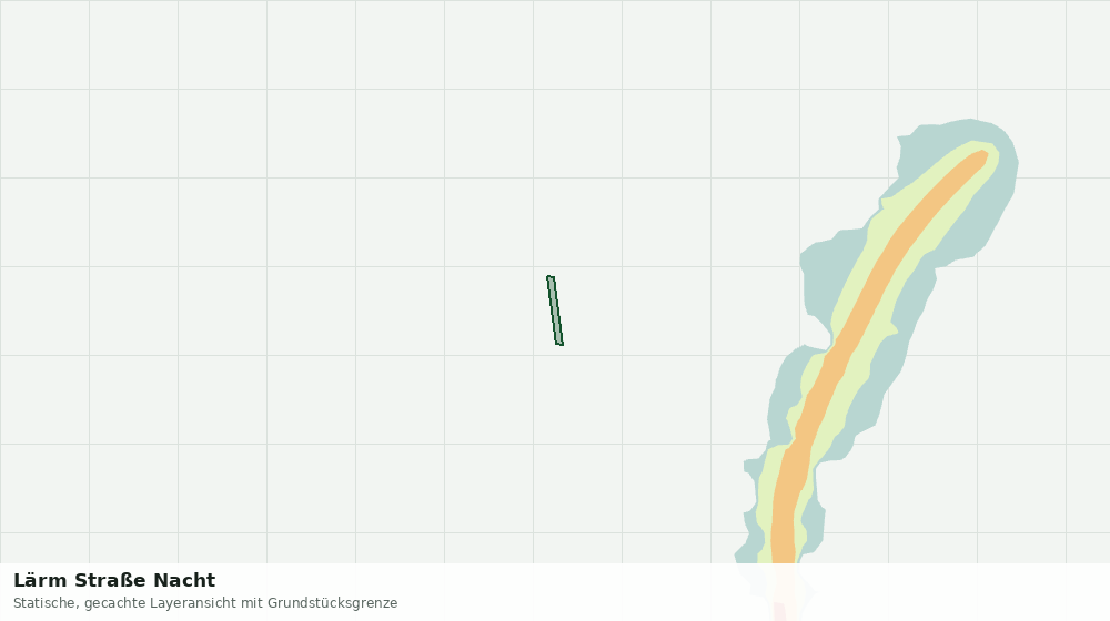 Statische Kartenansicht: Lärm Straße Nacht