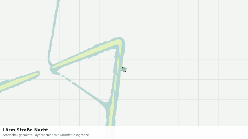 Statische Kartenansicht: Lärm Straße Nacht