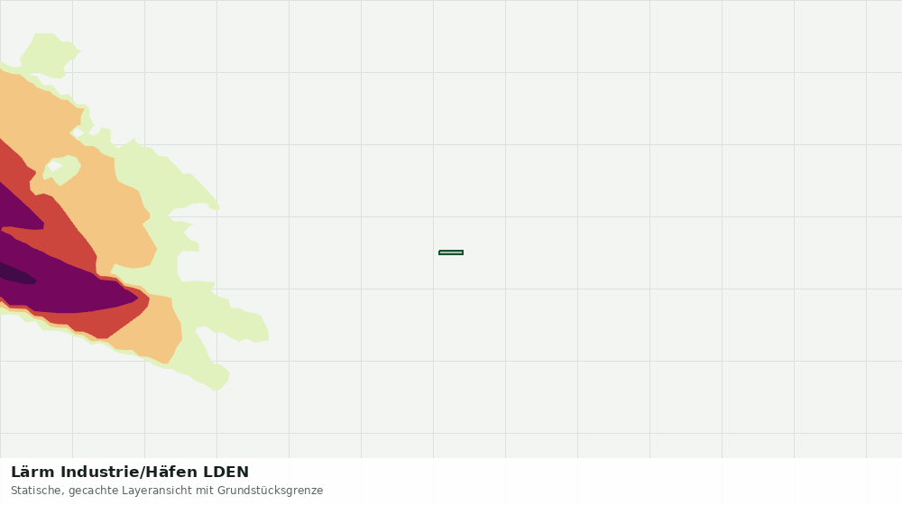 Statische Kartenansicht: Lärm Industrie/Häfen LDEN