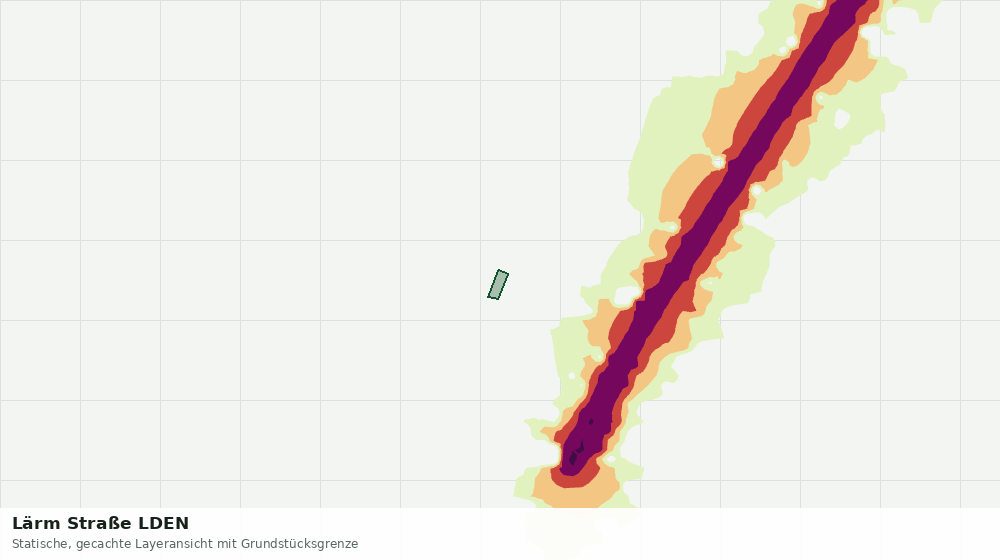 Statische Kartenansicht: Lärm Straße LDEN