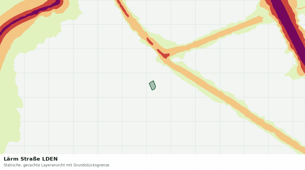 Statische Kartenansicht: Lärm Straße LDEN