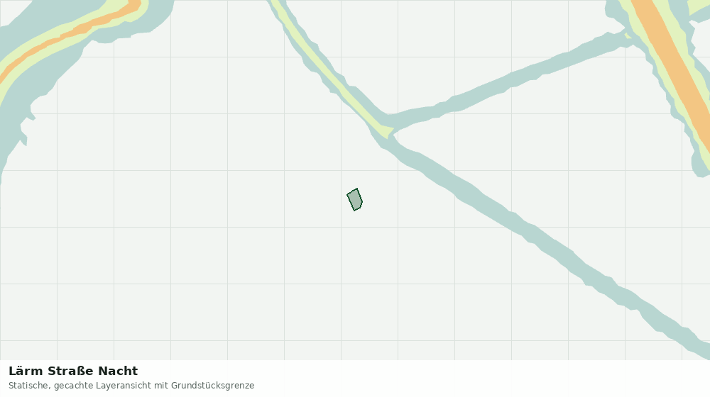 Statische Kartenansicht: Lärm Straße Nacht